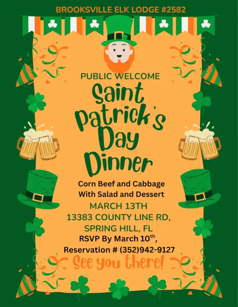 Saint Patricks Day Dinner