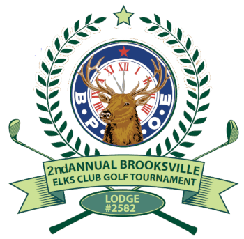Elks 2582 Golf Logo