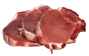 3 Steaks stacked on each other for the Elks 2582 Steak Shoot